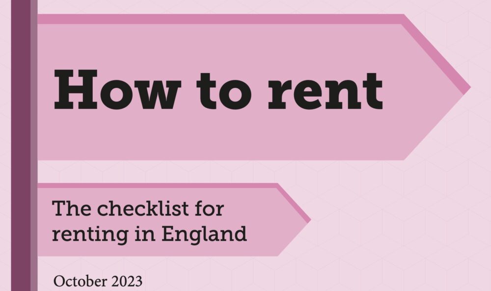 How To Rent - The checklist for renting in England